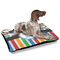Transportation & Stripes Outdoor Dog Beds - Large - IN CONTEXT