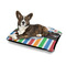 Transportation & Stripes Outdoor Dog Beds - Medium - IN CONTEXT