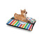Transportation & Stripes Outdoor Dog Beds - Small - IN CONTEXT