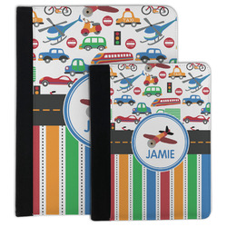 Transportation & Stripes Padfolio Clipboard (Personalized)
