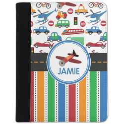 Transportation & Stripes Padfolio Clipboard - Small (Personalized)