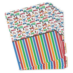 Transportation & Stripes Binder Tab Divider Set (Personalized)