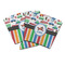 Transportation & Stripes Party Cup Sleeves - PARENT MAIN