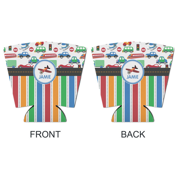 Transportation & Stripes Party Cup Sleeves - with bottom - APPROVAL