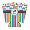 Transportation & Stripes Party Cup Sleeves - with bottom - FRONT