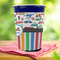 Transportation & Stripes Party Cup Sleeves - with bottom - Lifestyle