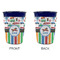 Transportation & Stripes Party Cup Sleeves - without bottom - Approval