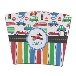 Transportation & Stripes Party Cup Sleeve - without bottom (Personalized)