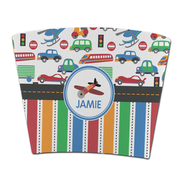 Custom Transportation & Stripes Party Cup Sleeve - without bottom (Personalized)