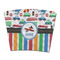 Transportation & Stripes Party Cup Sleeves - without bottom - FRONT (flat)