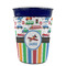 Transportation & Stripes Party Cup Sleeves - without bottom - FRONT (on cup)