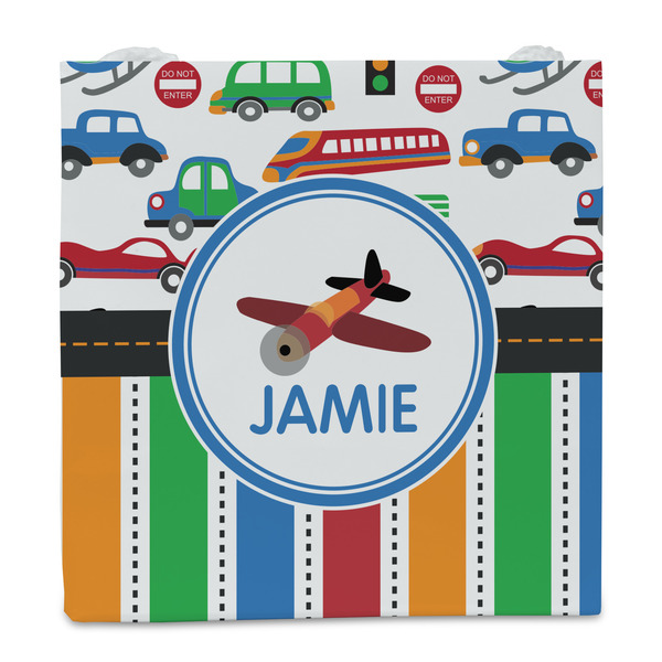 Transportation & Stripes Party Favor Gift Bag - Gloss - Front