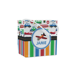Transportation & Stripes Party Favor Gift Bags - Gloss (Personalized)