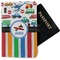 Transportation & Stripes Passport Holder - Fabric (Personalized)