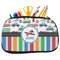 Transportation & Stripes Neoprene Pencil Case - Medium w/ Name or Text