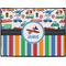 Transportation & Stripes Personalized Door Mat - 24x18 (APPROVAL)