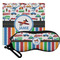 Transportation & Stripes Eyeglass Case & Cloth (Personalized)