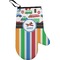Transportation & Stripes Right Oven Mitt (Personalized)