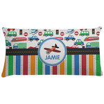 Transportation & Stripes Pillow Case (Personalized)