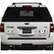 Transportation & Stripes Personalized Square Car Magnets on Ford Explorer