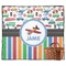 Transportation & Stripes Outdoor Picnic Blanket (Personalized)