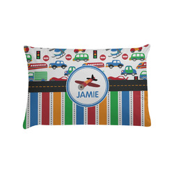 Transportation & Stripes Pillow Case - Standard (Personalized)