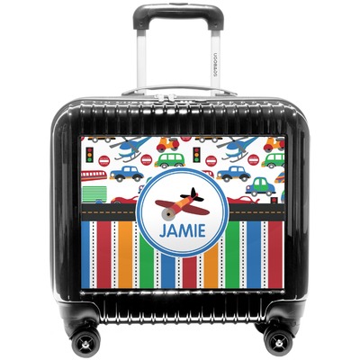 Transportation & Stripes Pilot / Flight Suitcase (Personalized)