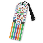 Transportation & Stripes Plastic Bookmark (Personalized)