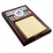 Transportation & Stripes Red Mahogany Sticky Note Holder (Personalized)