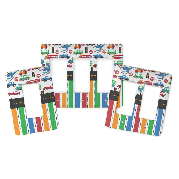 Transportation & Stripes Rocker Light Switch Covers - Parent - ALL VARIATIONS