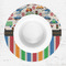 Transportation & Stripes Round Linen Placemats - LIFESTYLE (single)