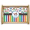 Transportation & Stripes Natural Wooden Tray - Small (Personalized)