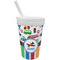 Transportation & Stripes Sippy Cup with Straw (Personalized)