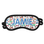 Transportation & Stripes Sleeping Eye Mask - Small (Personalized)