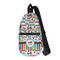 Transportation & Stripes Sling Bag (Personalized)