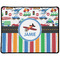 Transportation & Stripes Large Gaming Mouse Pad - 12.5" x 10" (Personalized)