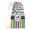 Transportation & Stripes Laundry Bags - Small (Personalized)