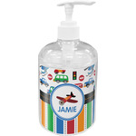 Transportation & Stripes Acrylic Soap & Lotion Bottle (Personalized)