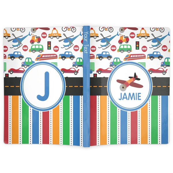 Transportation & Stripes Soft Cover Journal - Apvl