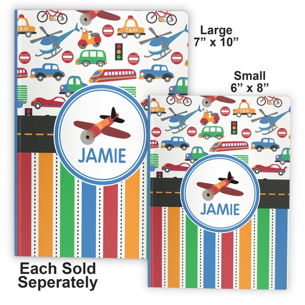 Transportation & Stripes Soft Cover Journal - Compare