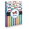 Transportation & Stripes Softbound Notebook - 5.75" x 8" (Personalized)