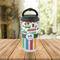 Transportation & Stripes Stainless Steel Travel Cup Lifestyle