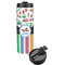 Transportation & Stripes Stainless Steel Skinny Tumbler (Personalized)