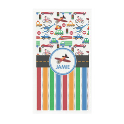 Transportation & Stripes Guest Towels - Full Color - Standard (Personalized)