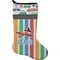 Transportation & Stripes Holiday Stocking - Single-Sided - Neoprene (Personalized)