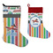 Transportation & Stripes Stockings - Side by Side compare