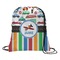 Transportation & Stripes Drawstring Backpack
