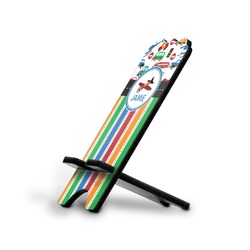 Transportation & Stripes Stylized Cell Phone Stand - Large (Personalized)