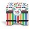 Transportation & Stripes Stylized Tablet Stand - Front without iPad
