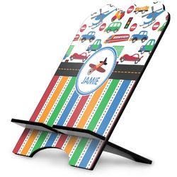 Transportation & Stripes Stylized Tablet Stand (Personalized)